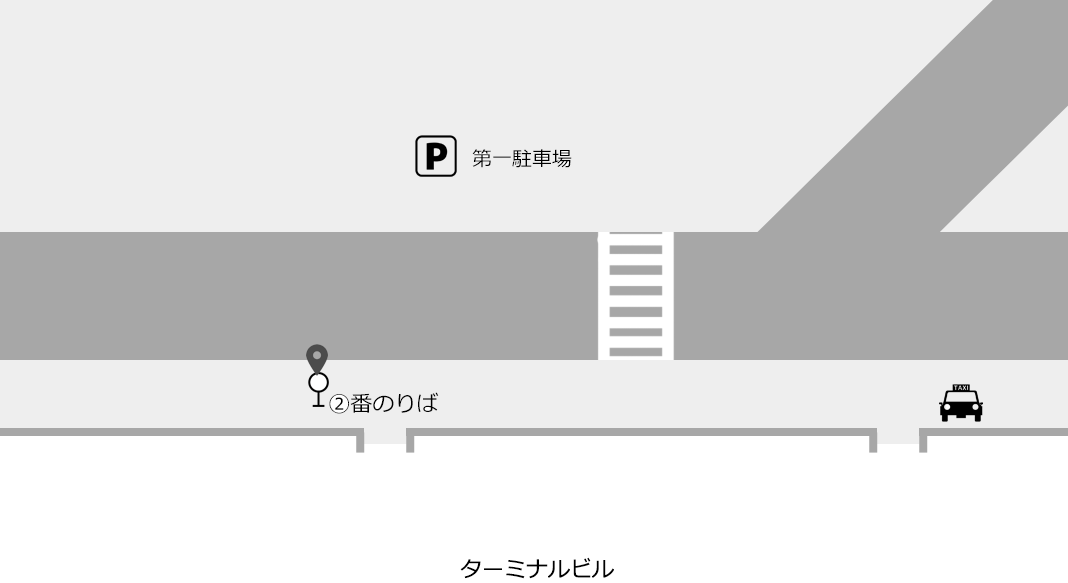 茨城空港 バス・タクシー乗り場