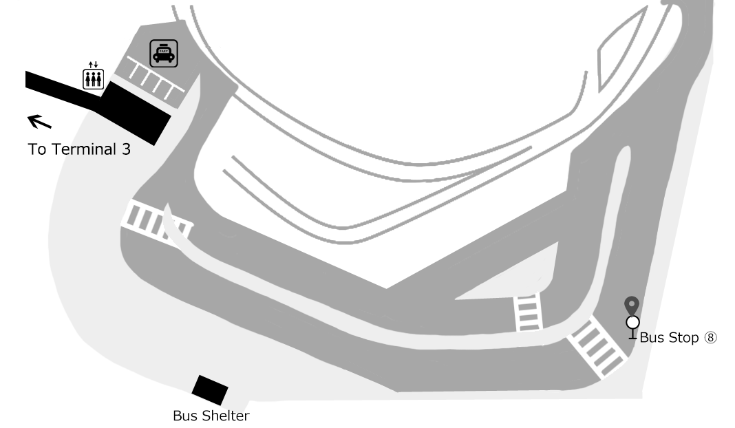Terminal 3 1F Bus Stop 8